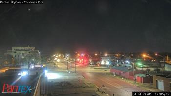 Weather camera view of Childress ISD.