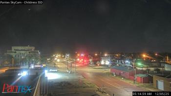 Weather camera view of Childress ISD.