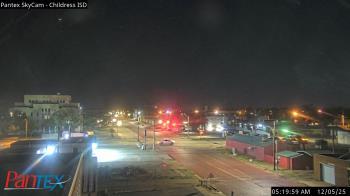 Weather camera view of Childress ISD.