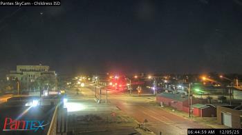 Weather camera view of Childress ISD.