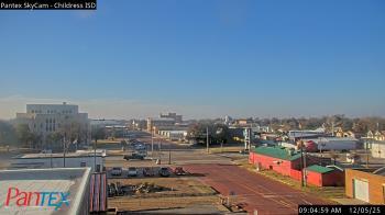 Weather camera view of Childress ISD.