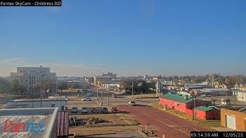 Weather camera view of Childress ISD.