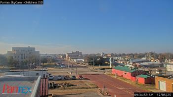 Weather camera view of Childress ISD.