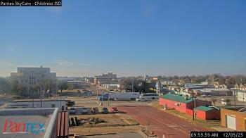 Weather camera view of Childress ISD.