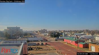Weather camera view of Childress ISD.
