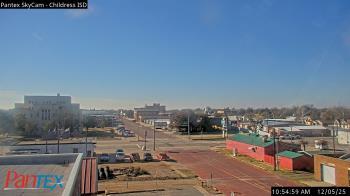 Weather camera view of Childress ISD.