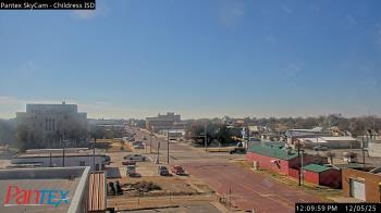 Weather camera view of Childress ISD.