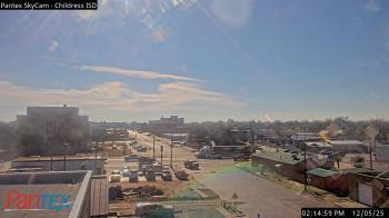 Weather camera view of Childress ISD.