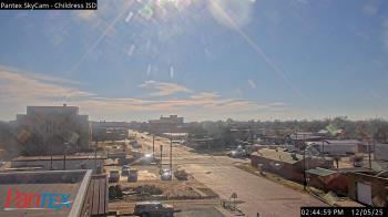 Weather camera view of Childress ISD.