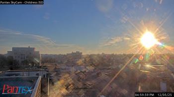 Weather camera view of Childress ISD.