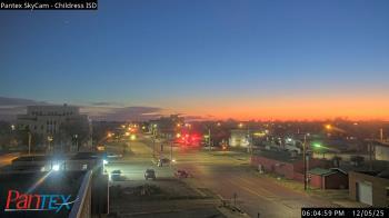 Weather camera view of Childress ISD.