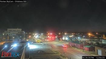 Weather camera view of Childress ISD.