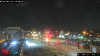 Weather camera view of Childress ISD.