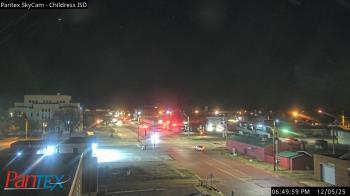 Weather camera view of Childress ISD.