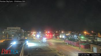 Weather camera view of Childress ISD.