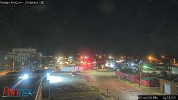 Weather camera view of Childress ISD.