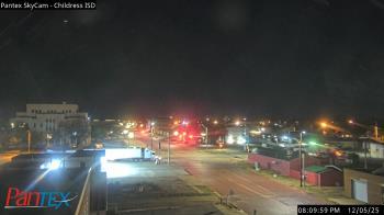 Weather camera view of Childress ISD.
