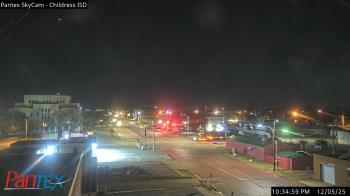 Weather camera view of Childress ISD.