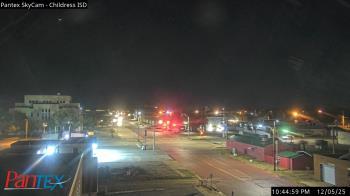 Weather camera view of Childress ISD.