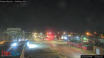 Weather camera view of Childress ISD.