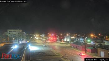 Weather camera view of Childress ISD.