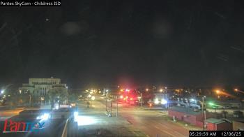 Weather camera view of Childress ISD.