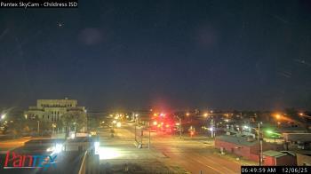 Weather camera view of Childress ISD.