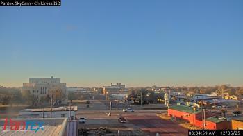 Weather camera view of Childress ISD.