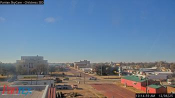 Weather camera view of Childress ISD.