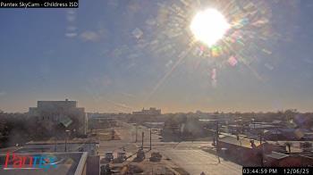 Weather camera view of Childress ISD.