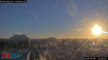 Weather camera view of Childress ISD.