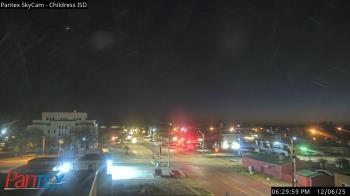 Weather camera view of Childress ISD.
