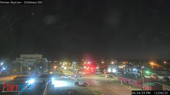 Weather camera view of Childress ISD.