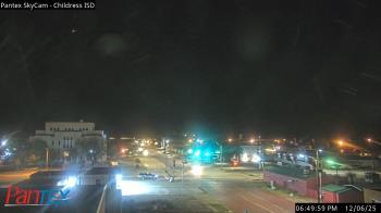 Weather camera view of Childress ISD.