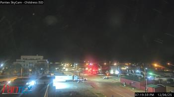 Weather camera view of Childress ISD.