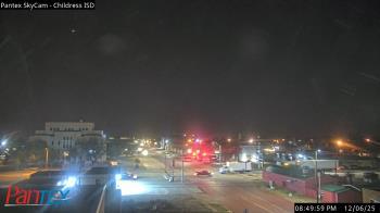 Weather camera view of Childress ISD.