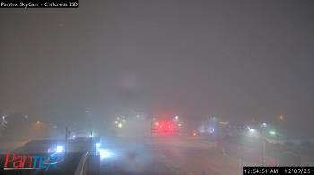 Weather camera view of Childress ISD.