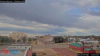Weather camera view of Childress ISD.