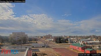 Weather camera view of Childress ISD.