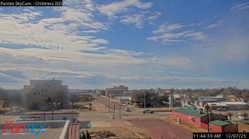 Weather camera view of Childress ISD.