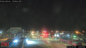 Weather camera view of Childress ISD.