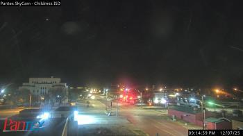 Weather camera view of Childress ISD.