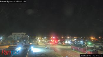 Weather camera view of Childress ISD.