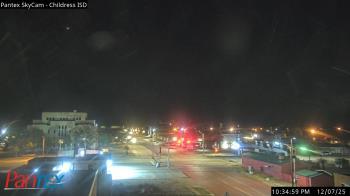 Weather camera view of Childress ISD.