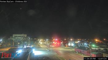 Weather camera view of Childress ISD.