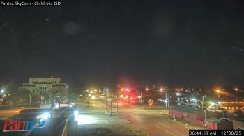 Weather camera view of Childress ISD.