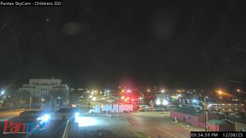 Weather camera view of Childress ISD.