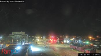 Weather camera view of Childress ISD.