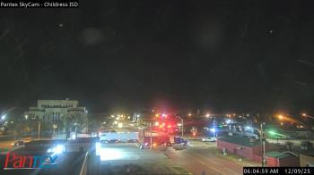 Weather camera view of Childress ISD.