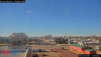 Weather camera view of Childress ISD.